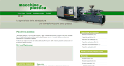 Desktop Screenshot of macchine-plastica.it